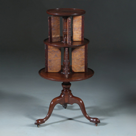 Stommeknecht of beter nog stommeboekenknecht Georgian ca 1800 draaibaar (No.222110)