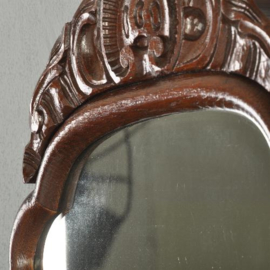 Antieke spiegels / Soester spiegel ca. 1900 met gestoken afneembaar kroon (No.2721664)