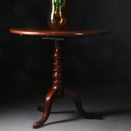 Antieke bijzettafels / wijntafels / Engelse Georgian tilttop table ca. 1800 (No.770341)