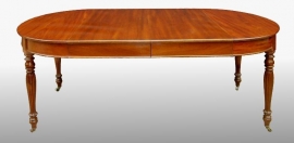 Antieke tafel / coulissentafel met paraplupoot 1860 (No.84110)