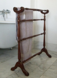 Goodwill relais ontmoeten Antiek handdoekenrek mahonie ca. 1870 (No.9995) | Verkochte antieke  meubelen bibliotheek / beeldbank / archief | AntiekSite.nl