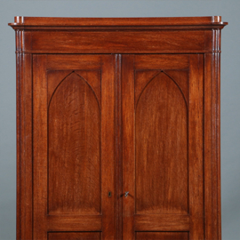 Klein Hollands poortkastje ca 1825 in bijzonder fraaie kleur en staat (No.260605)