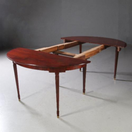 Antieke tafels / Hollandse louis Seize coulissentafel ca. 1800 voor ca. 12 personen (No.830920)