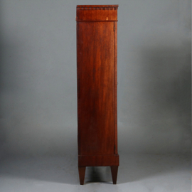 Louis Seize 2-deurs boekenkast Hollands ca 1790 met gaas en verstelbare planken (No.461510)