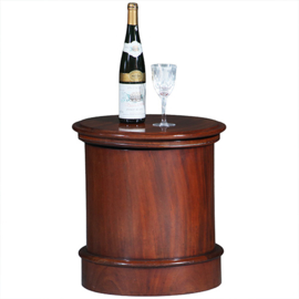 Chique mahonie kamergemak ca. 1835 of bijzettafeltje mét 4 flessen Baron de Hoen Pinot Blanc 1998 (No.401705)