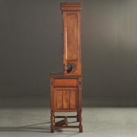 Antieke bureaus / Buro-bookcase in notenhout met zwarte accenten ca. 1890 (No.210859)