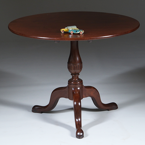 Massief mahonie tilttop  ca 1775 zeer solide  (No.301875)