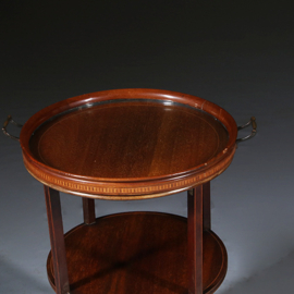 Bijzettafel wijntafel of etagère met afneembaar dienblad ca 1890 (No.283025)