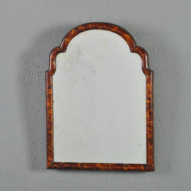 Antieke spiegels / Schildpad kapspiegel / wandspiegel ca. 1790 facet geslepen (No.300757)