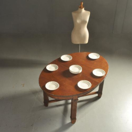 Antieke tafel /  Eetkamertafel uittrekbaar ovaal tot zeker 12 personena. 1910 (No.472164)