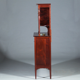 Strak en chique Hollands massief mahonie buffet ca 1895  (No.271725Z)