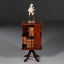 Antieke kasten / Boekenmolen mahonie met inlegwerk ca. 1900 Engeland (No.732518)