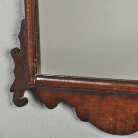 Antieke spiegels / Vroeg Victoriaans mahoniehouten spiegeltje ca. 18 (No.811525)