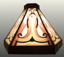 Antieke verlichting / Amsterdamse school lamp (No.9162)