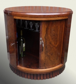 Antieke Kast / Art Deco barmeubel, aan 2 zijden een compartiment 1920 (No.86386)