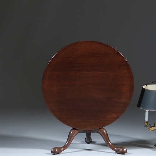 Verlaagde massief mahonie tilttop ca 1775  (No.301870)