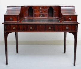 Antieke bureaus / Carlington Desk mahonie ca. 1860 (No.78212)