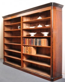 Antieke kast / Hollandse open boekenkast ca. 1870 (No.86571)