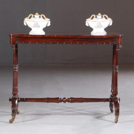Antieke bijzettafels / Wijntafels / Engelse sofatafel of wandtafel ca. 1840 vroeg Victoriaans (No.680122)