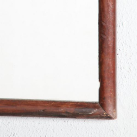 Antieke spiegels / Soester spiegel zonder kroon ca. 1900 notenhout (No.582613)