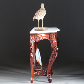 Hollands Willem III trumeau of console rijk gestoken mahonie ca 1875 (No.950315)