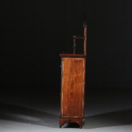 Antieke kast / Palissander muziekkast, Engles ca. 1880 met 14 facet geslepen spiegeltjes (No.561958)