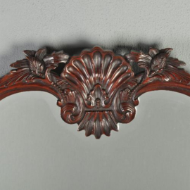 Antieke spiegels / Engelse schouwspiegel ca. 1875 met uitzonderlijk fraai geslepen glas (No.321813)