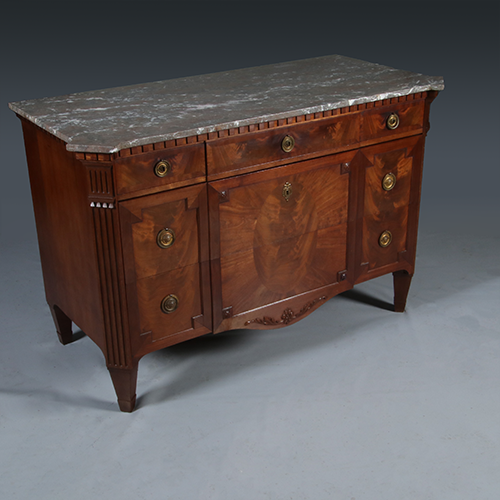 Grote Hollandse commode ca 1850 Louis Seize stijl gerestaureerd (No.291305)