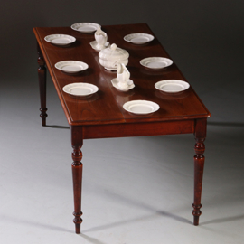 Lange tafel in essenhouten  werktafel of keukentafel in prachtige oude kleur [No.211730)