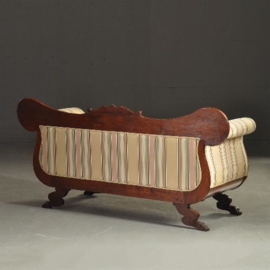 Antieke banken / De iconische  Hollandse Biedermeier sofa ca. 1825 in mahonie (No.221159)