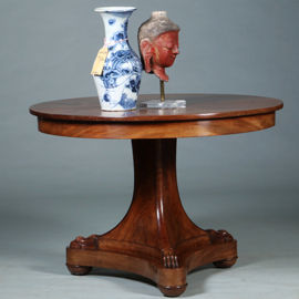 Vroeg Biedermeier bijzettafel of kleine eetkamertafel mahonie ca 1820 (No.272705)