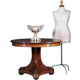 Vroeg Biedermeier bijzettafel of kleine eetkamertafel mahonie ca 1820 (No.272705)
