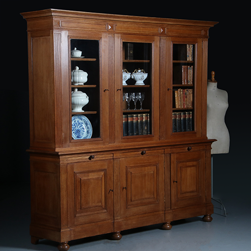 Hollandse zesdeurs Bibliotheekkast Pander en Zn ca 1900 (No.300705)