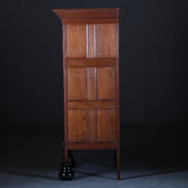 Antieke kast / Gelderse ééndeurs-kussenkast  in eiken met ebbenhout (No.561256)