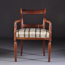 Antieke stoelen / Biedermeier armstoel ca. 1835 (No.871543)