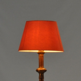 Antiek varia / verlichting / staande lamp / houten schemerlampvoet verguld periode 1910 - 1920 (No.640462)