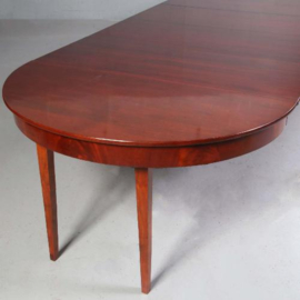 Antieke tafel / Smetteloze coulissentafel 16 personen Biedermeier ca. 1825 mahonie (No.693033)