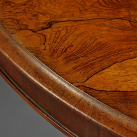 Antieke tafel / Eetkamertafel Tilttop-tabel in fabelachtig palissander ca. 1850 (No.461636)