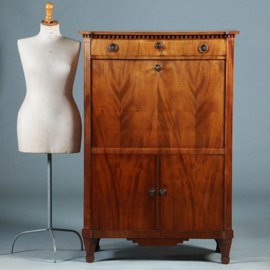 Blonde mahonie Louis Seize secretaire abattant ca. 1800 (No.280345)