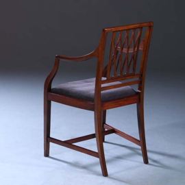 Stel van 8 antieke stoelen ca 1890 2 met armleuningen incl. herstoffering naar wens (No.231605)
