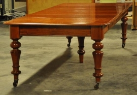 Antieke tafel / Coulissetafel Victoriaans ca. 1875 lengte 3,25 m. (No.84167)