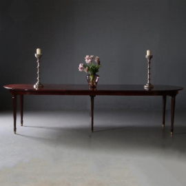 Antieke tafels / Hollandse louis Seize coulissentafel ca. 1800 voor ca. 12 personen (No.830920)