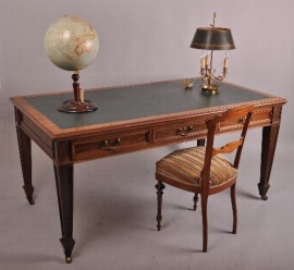 Antieke Bureaus / Partner schrijftafel met 6 laden gemerkt: Maple & Co ca. 1875 (No.77192)