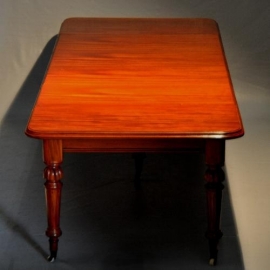 Antieke tafel / Victoriaanse mahonie coulissentafel 3,20 m lang ca. 1870  (No.820846)