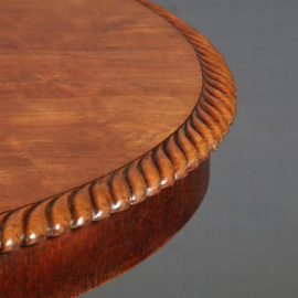 Antieke bijzettafels / Eetkamertafel / Ronde tafel biedermeier ca. 1830 (No.580625)