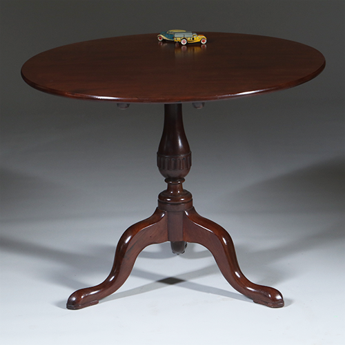 Massief mahonie tilttop  ca 1775 zeer solide  (No.301875)