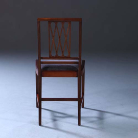 Stel van 8 antieke stoelen ca 1890 2 met armleuningen incl. herstoffering naar wens (No.231605)