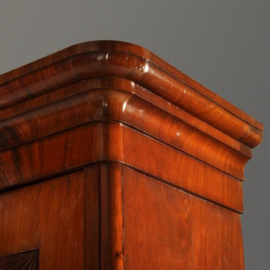 Antieke kast / strakke Hollandse biedermeier  poortkast ca. 1825 met "zonnetjes"  (No.142821)