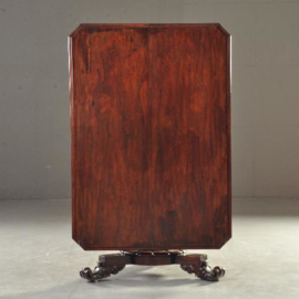 Antieke tafel / Eetkamertafel  Victoriaanse palissander tilttoptable ca. 1850 (No.222426)