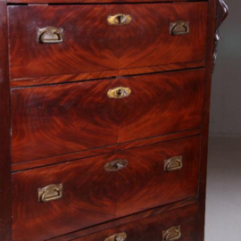 Antieke kast / Ladenkast / Chiffonniere met 7 laden en een klepje (No.730851)